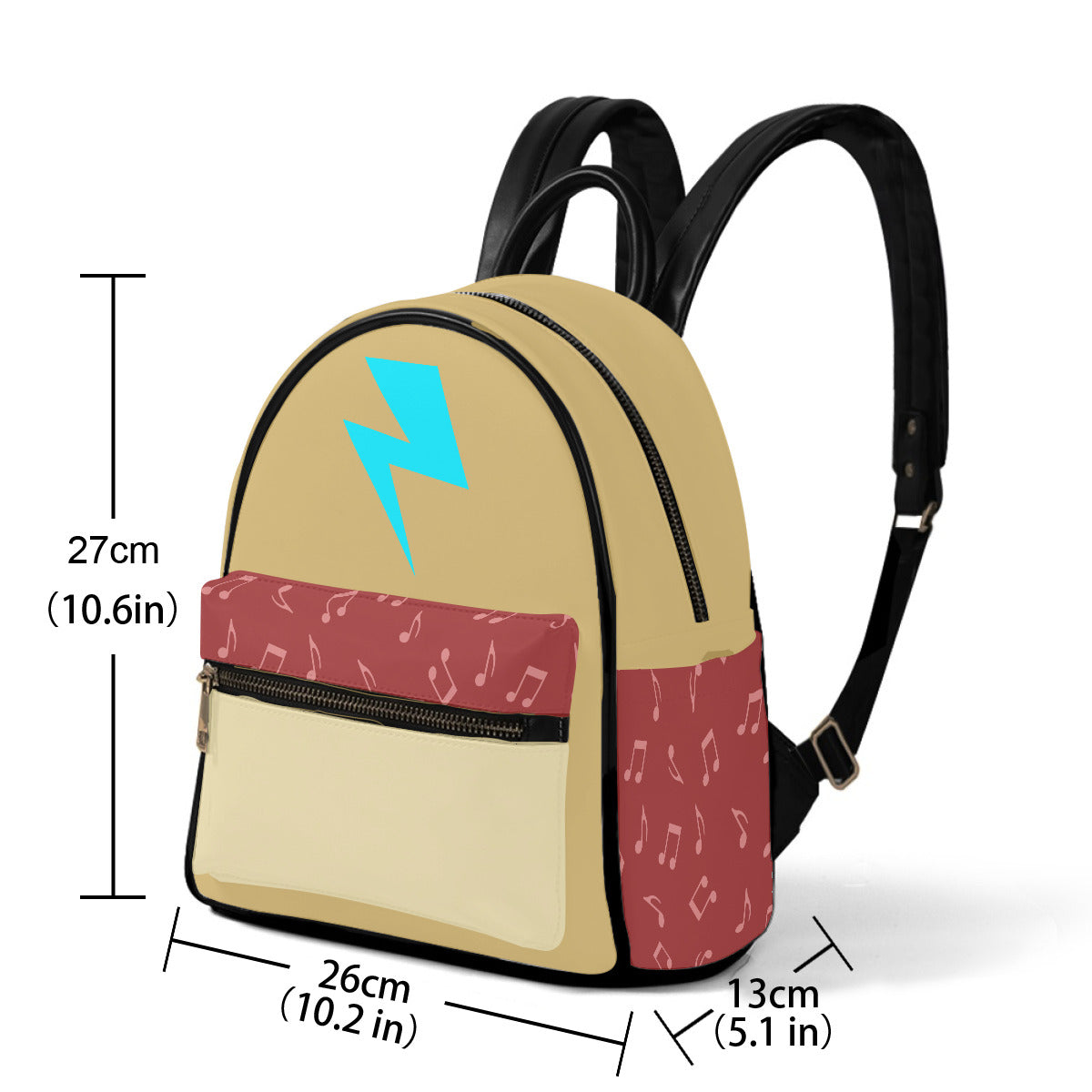 Glam Freddy (fnaf inspired) - Small Size Backpack
