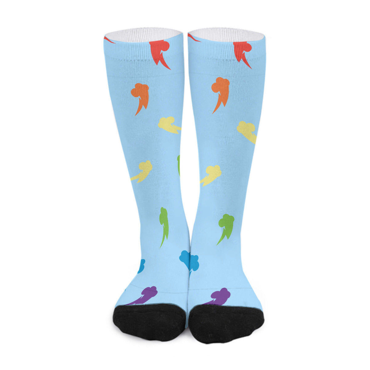 rainbow dash (mlp inspired) - Long Socks