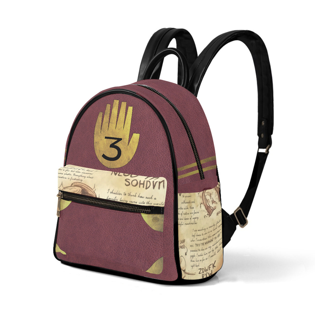 journal 3 (Gravity Falls inspired) - Small Size Backpack