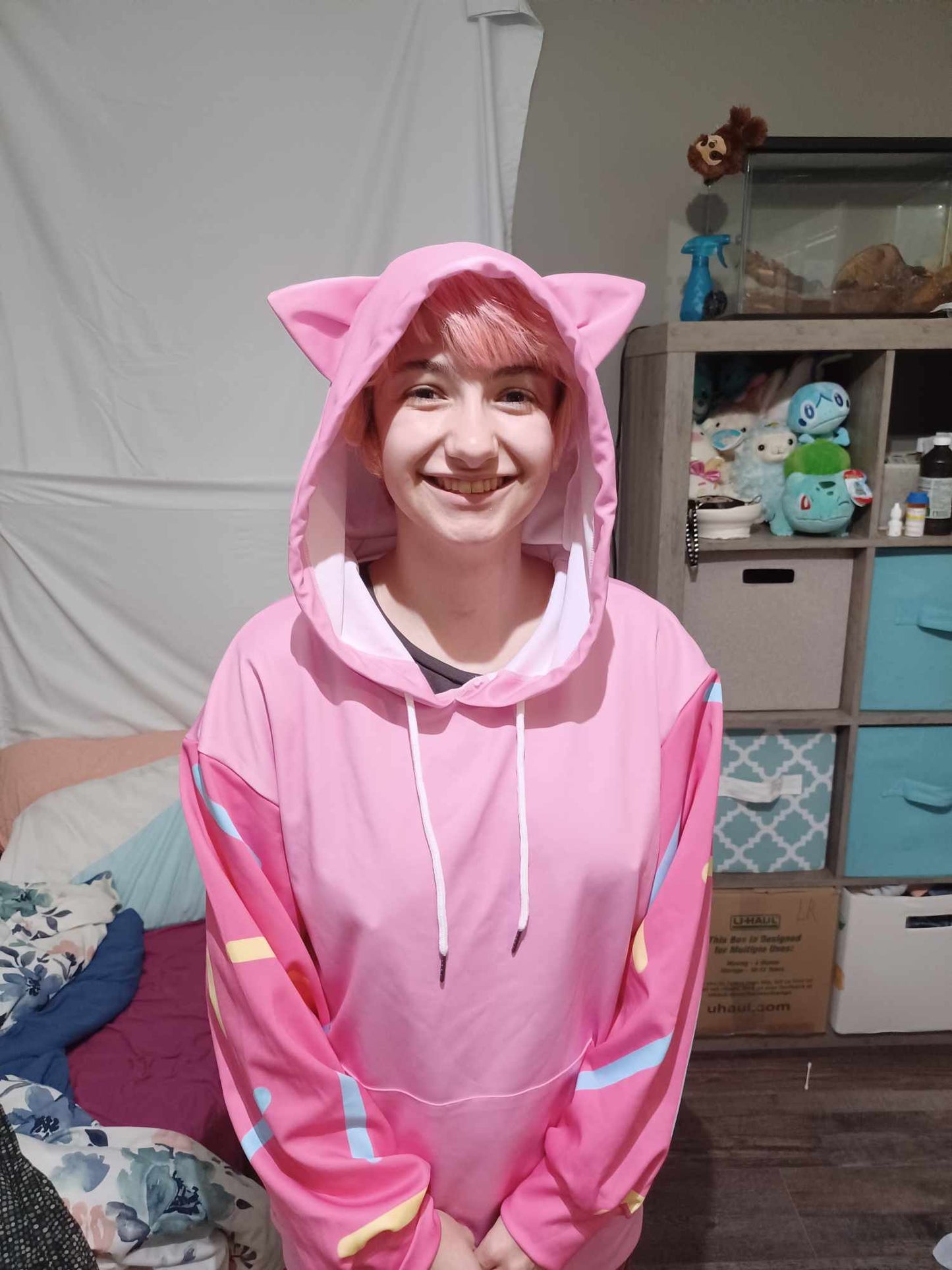 Pinkie (mlp inspired) - Hoodie with Ears