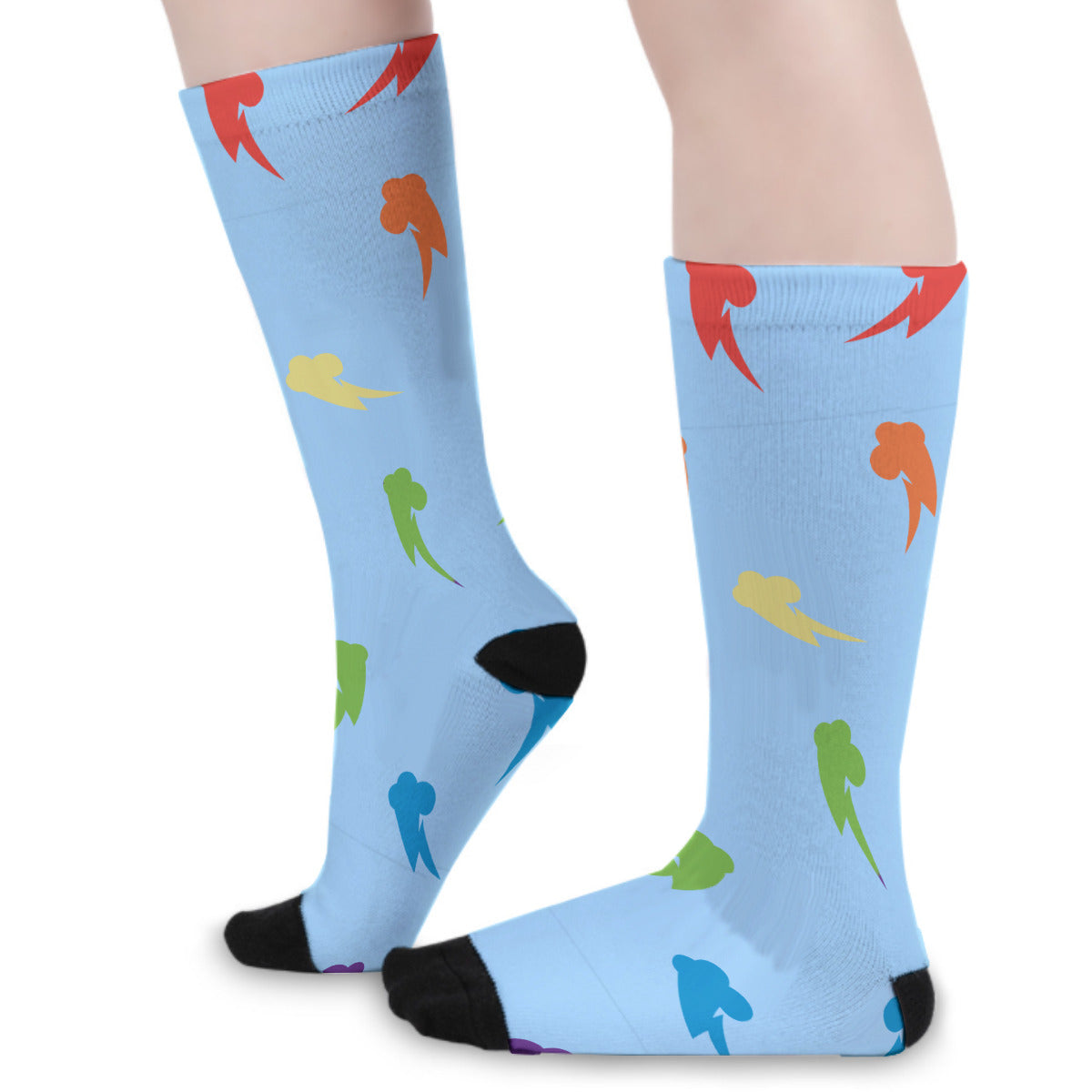 rainbow dash (mlp inspired) - Long Socks