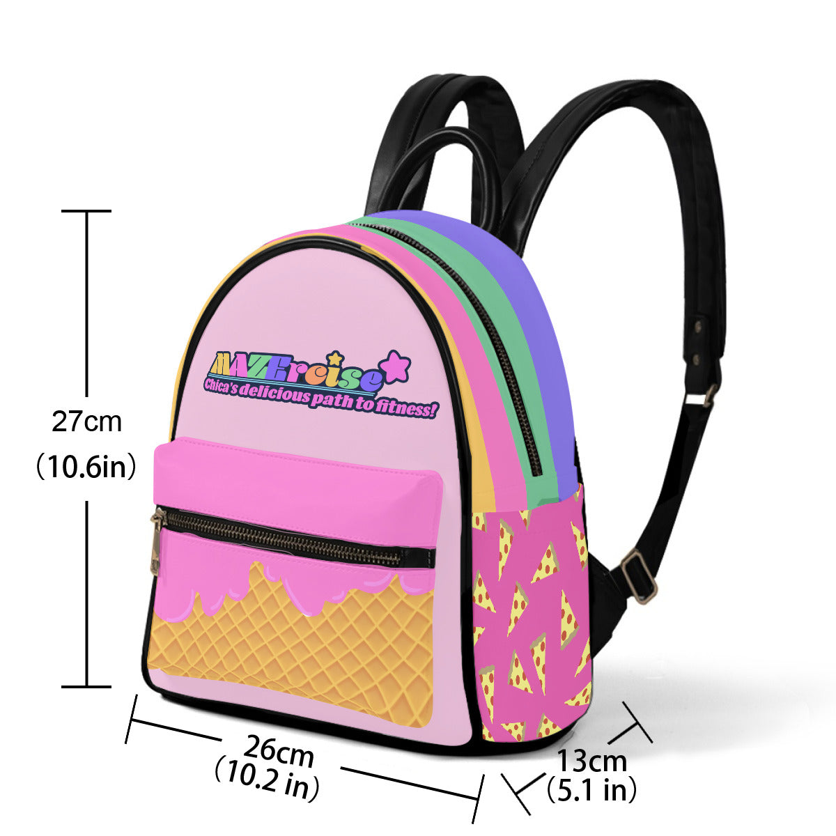 Mazersize (fnaf inspired) - Small Size Backpack