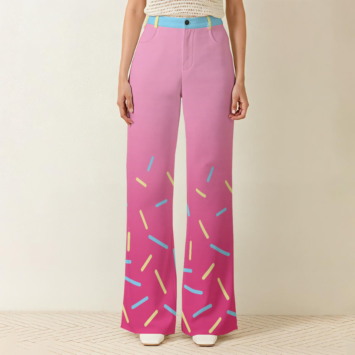 pinkie (mlp inspired) - Wide Leg Pants