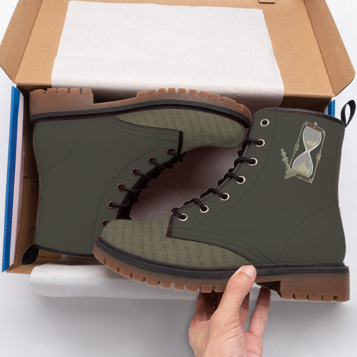 the end (tma inspired) - short men's boots