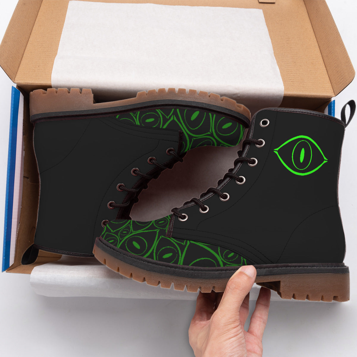 the eye (tma inspired) - short men's boots