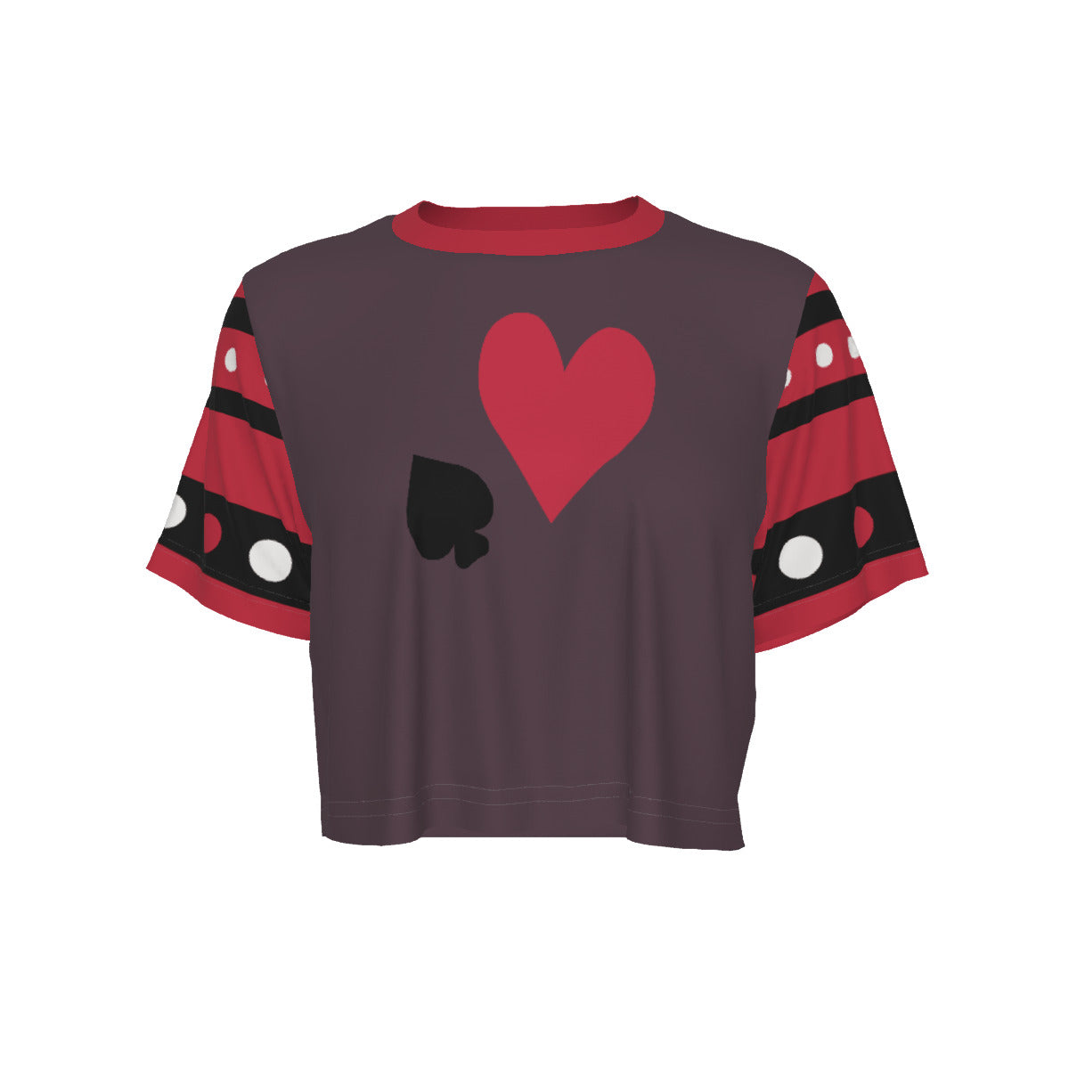 Husk (Hazbin inspired) - Cropped T-Shirt