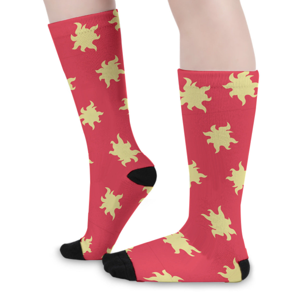 Sunset Shimmer (mlp inspired) - Long Socks