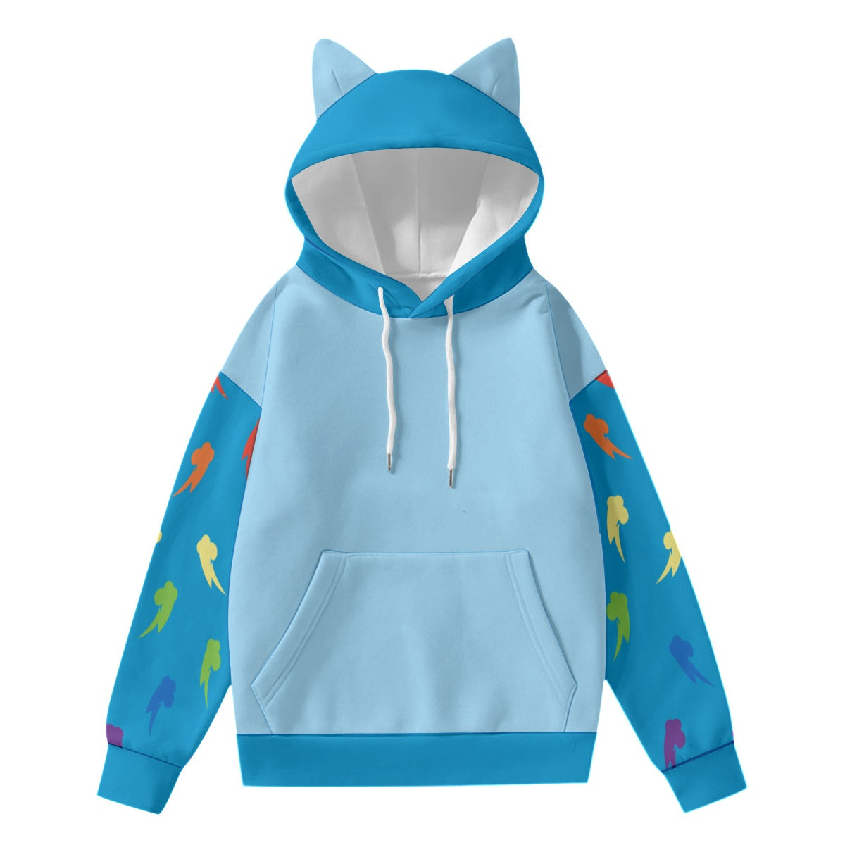 Rainbow Dash(mlp inspired) - Hoodie with Ears