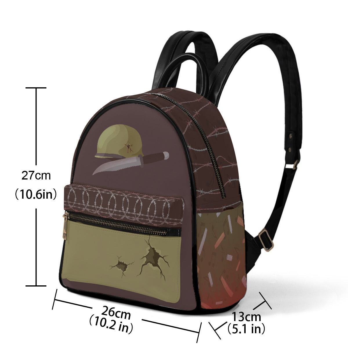the slaughter (tma inspired) - Small Size Backpack