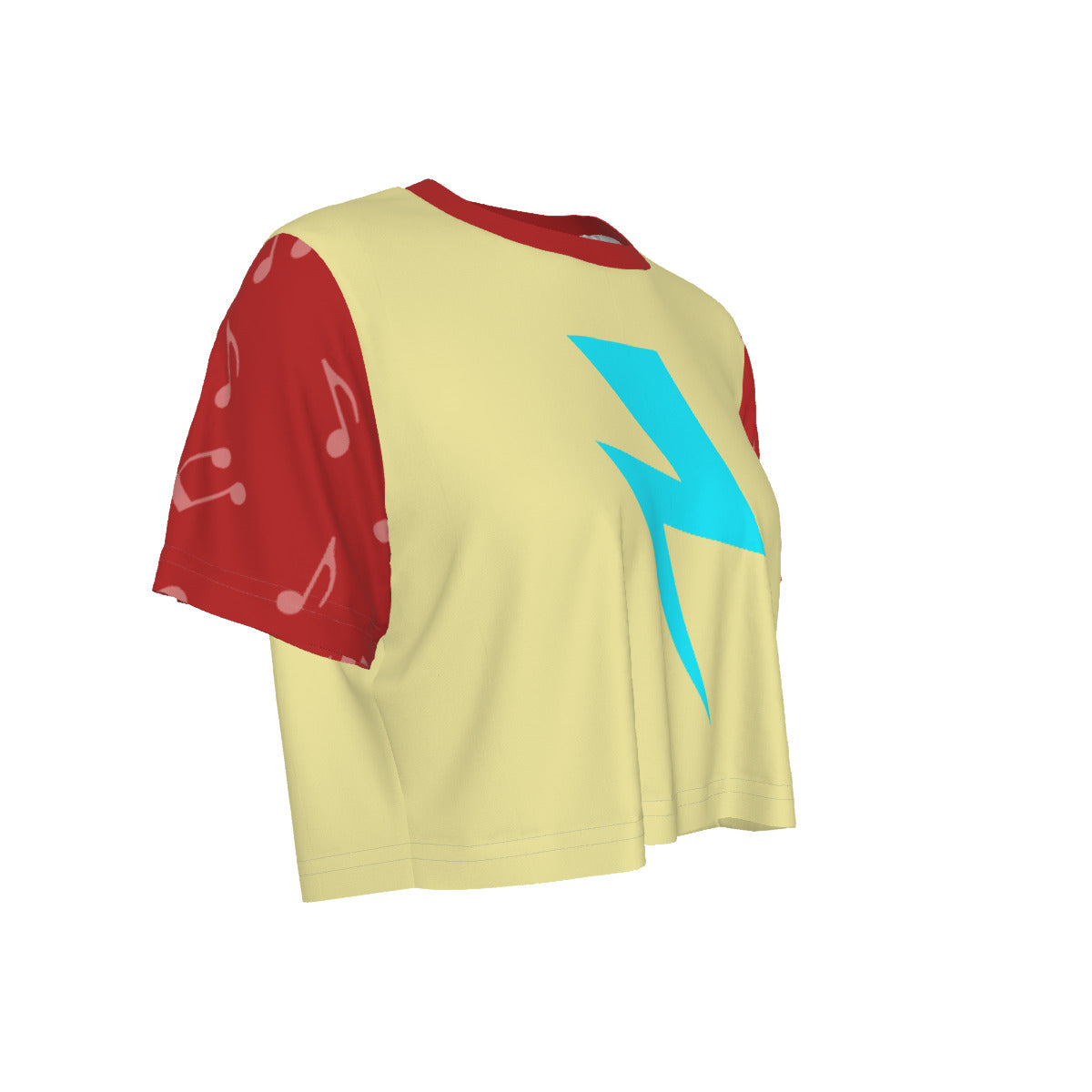 Glam Freddy (fnaf inspired) - Cropped T-Shirt