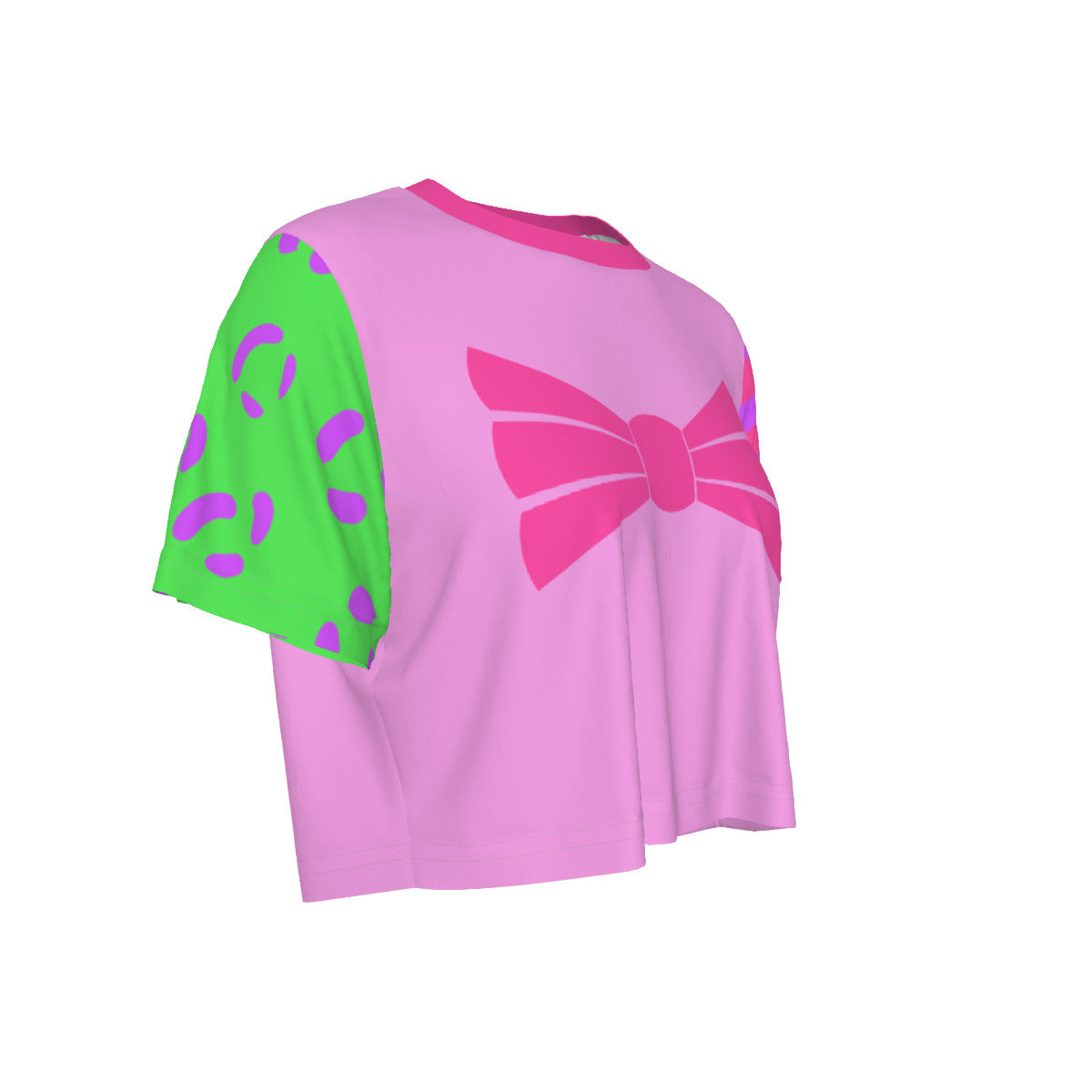 Glam Chica (fnaf inspired) - Cropped T-Shirt