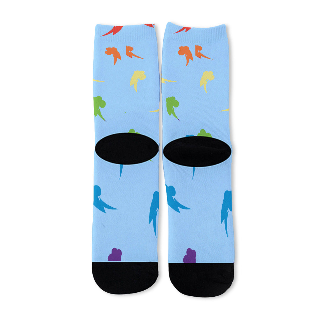 rainbow dash (mlp inspired) - Long Socks