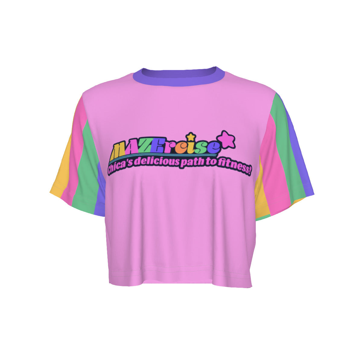 Mazersize (fnaf inspired) - Cropped T-Shirt