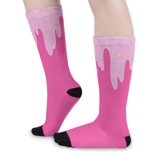 Pinkie (mlp inspired) - Long Socks