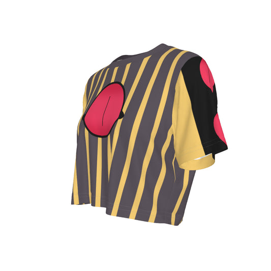 Sir Pentious (Hazbin inspired) - Cropped T-Shirt