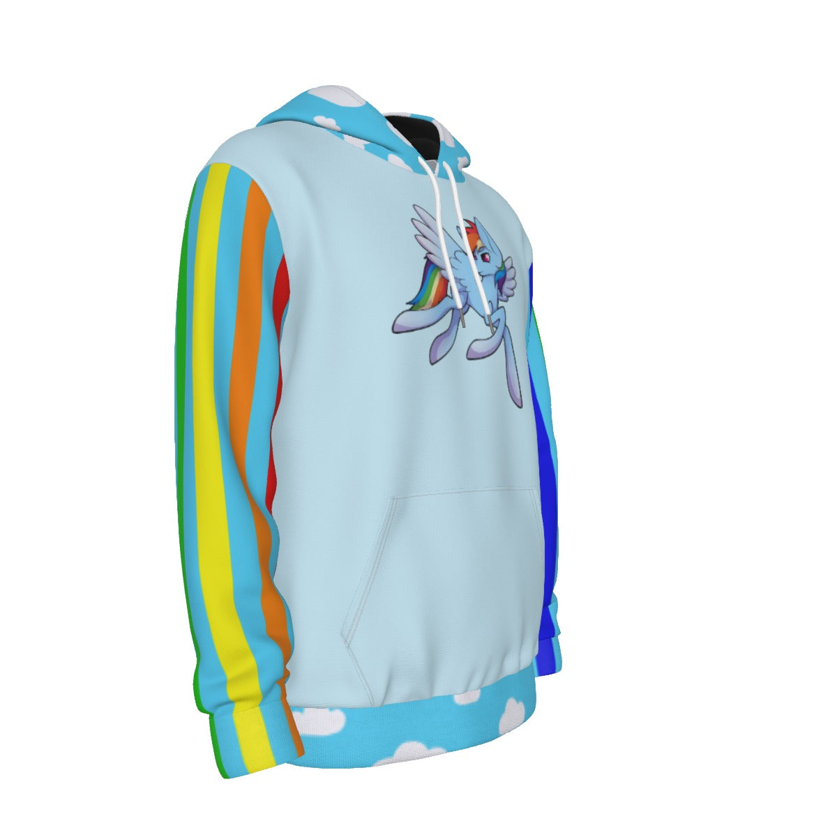 Rainbow dash (mlp inspired) - Warm Hoodie