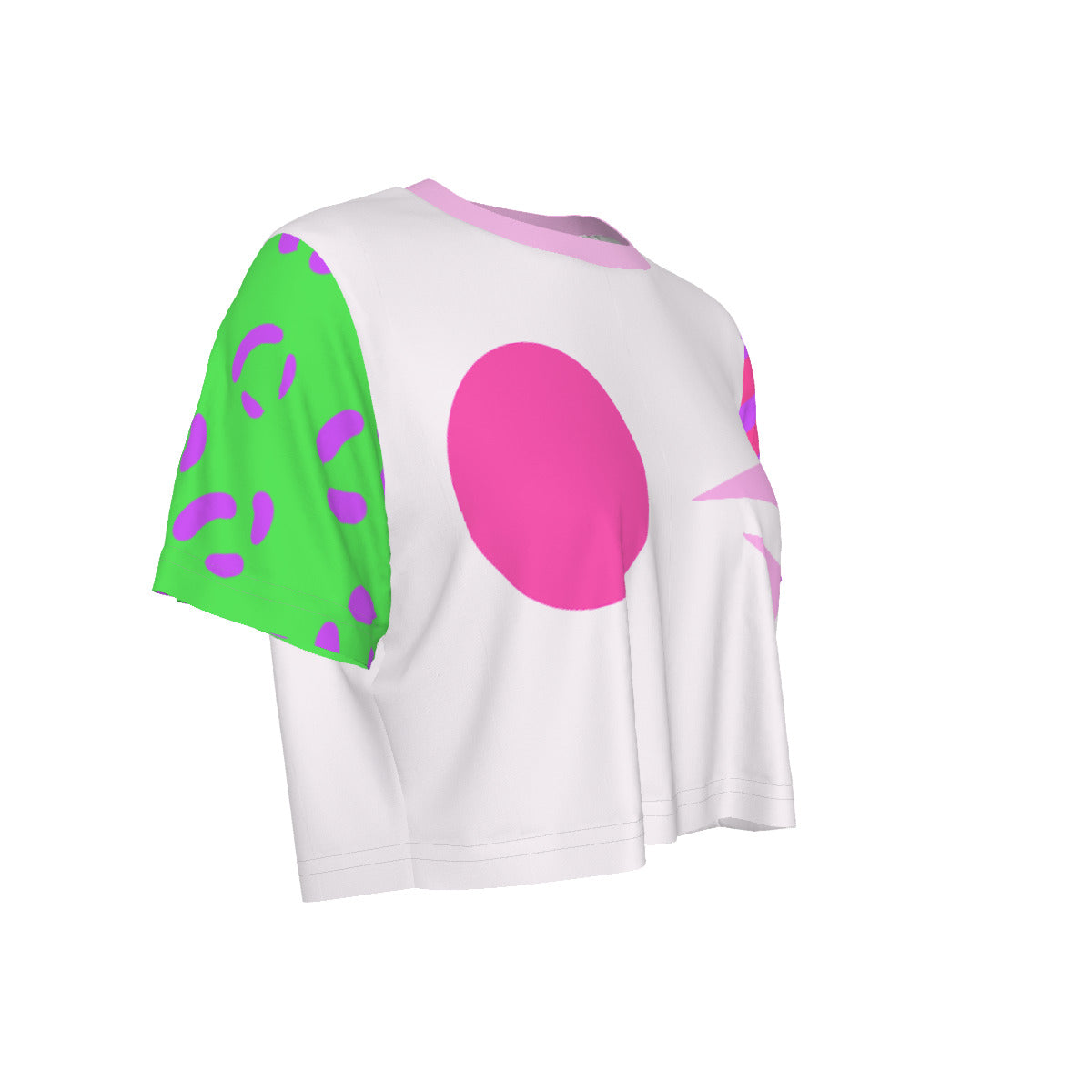Glam Chica (fnaf inspired) - Cropped T-Shirt