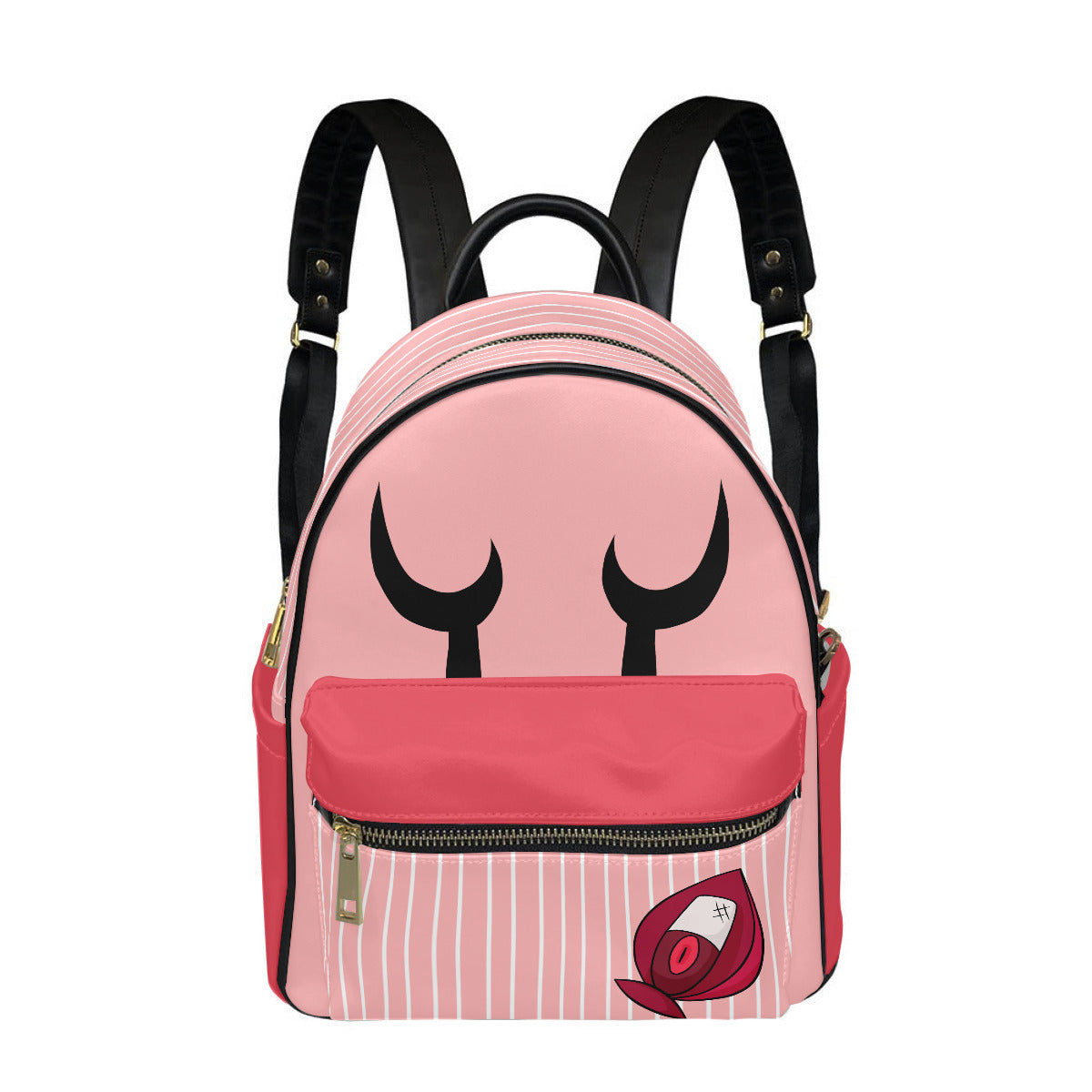 Alastor pink (hazbin hotel inspired) - Small Size Backpack