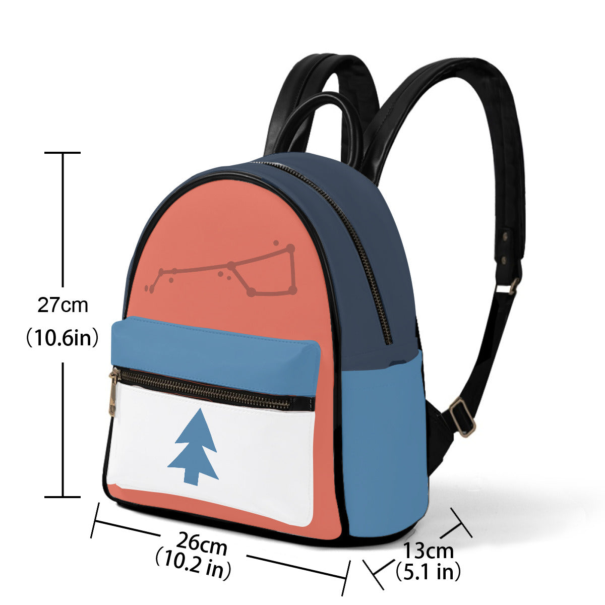 Dipper (Gravity Falls inspired) - Small Size Backpack
