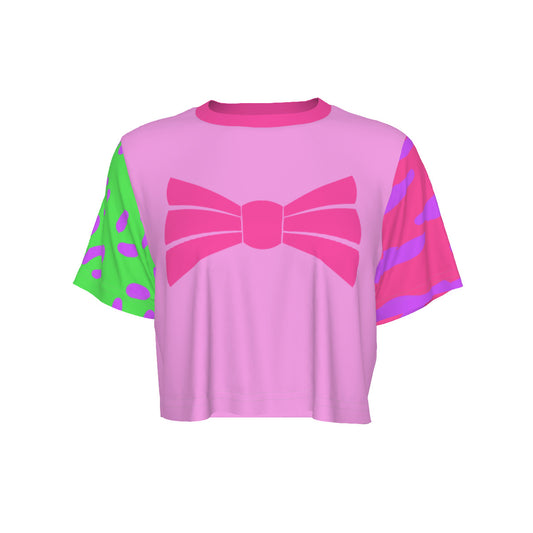 Glam Chica (fnaf inspired) - Cropped T-Shirt