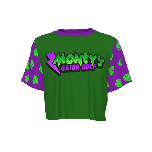 Monty Gator Golf (fnaf inspired) - Cropped T-Shirt