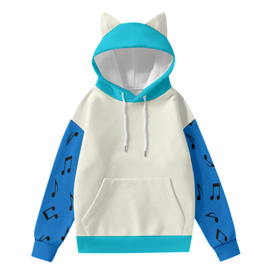 DJ PON3 (mlp inspired) - Hoodie with Ears