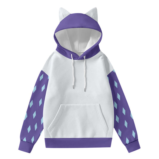 Rarity (mlp inspired) - Hoodie with Ears