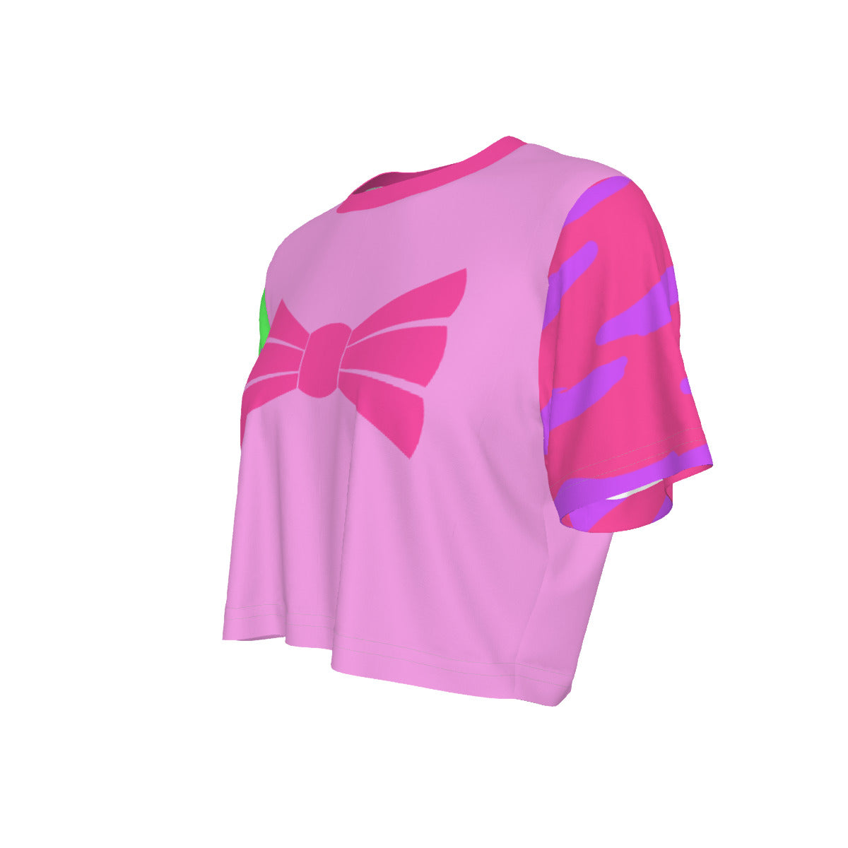 Glam Chica (fnaf inspired) - Cropped T-Shirt