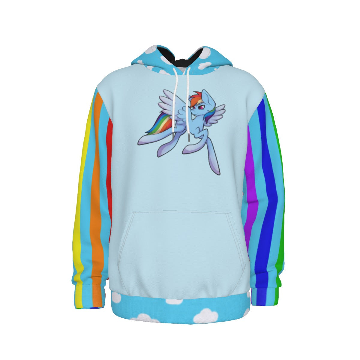 Rainbow dash (mlp inspired) - Warm Hoodie