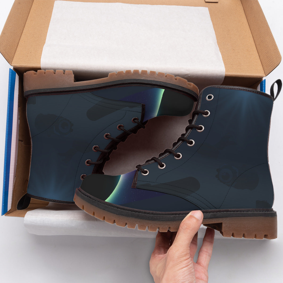 the vast dark (tma inspired) - short men's boots