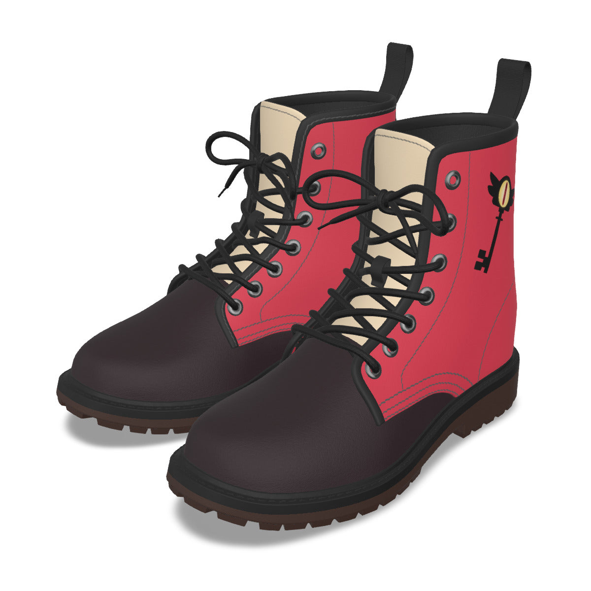 Charlie (Hazbin inspired) -  Short Boots Mens