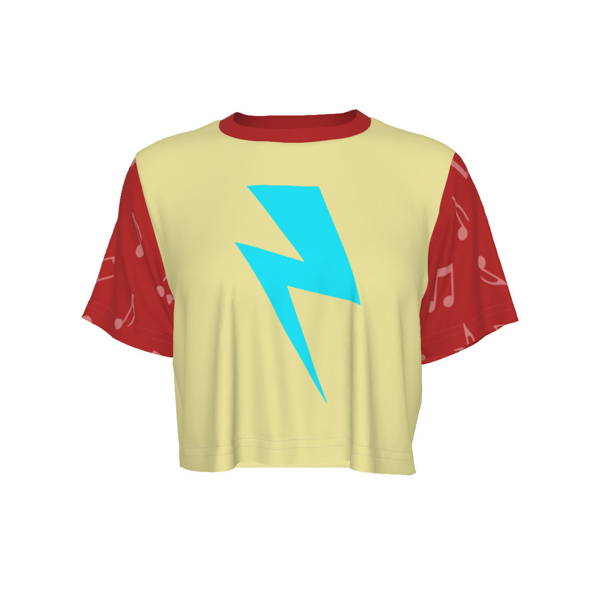 Glam Freddy (fnaf inspired) - Cropped T-Shirt
