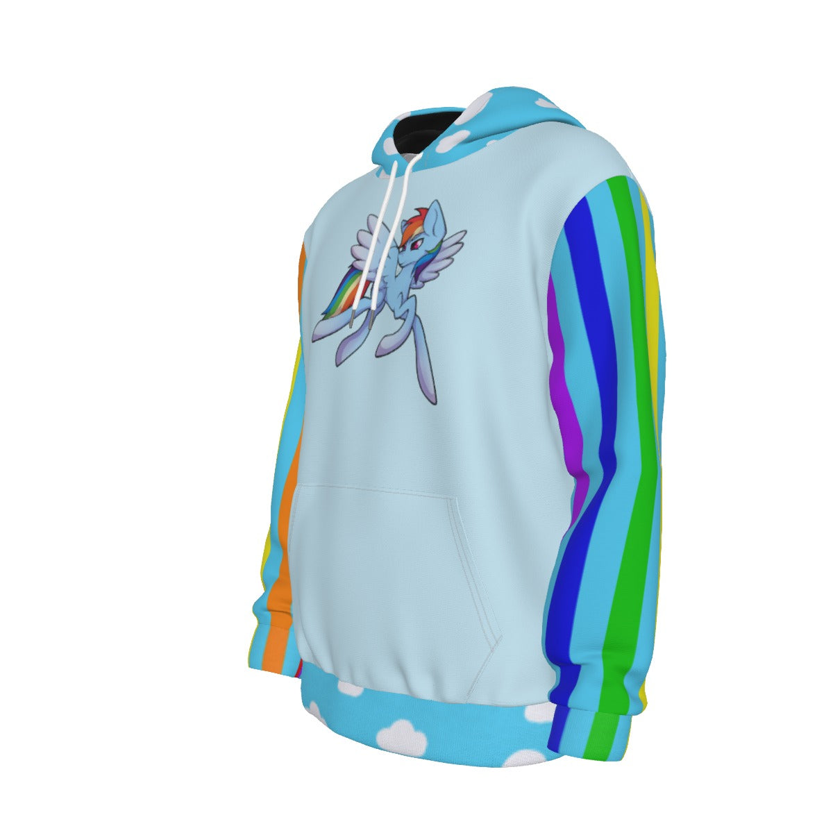 Rainbow dash (mlp inspired) - Warm Hoodie
