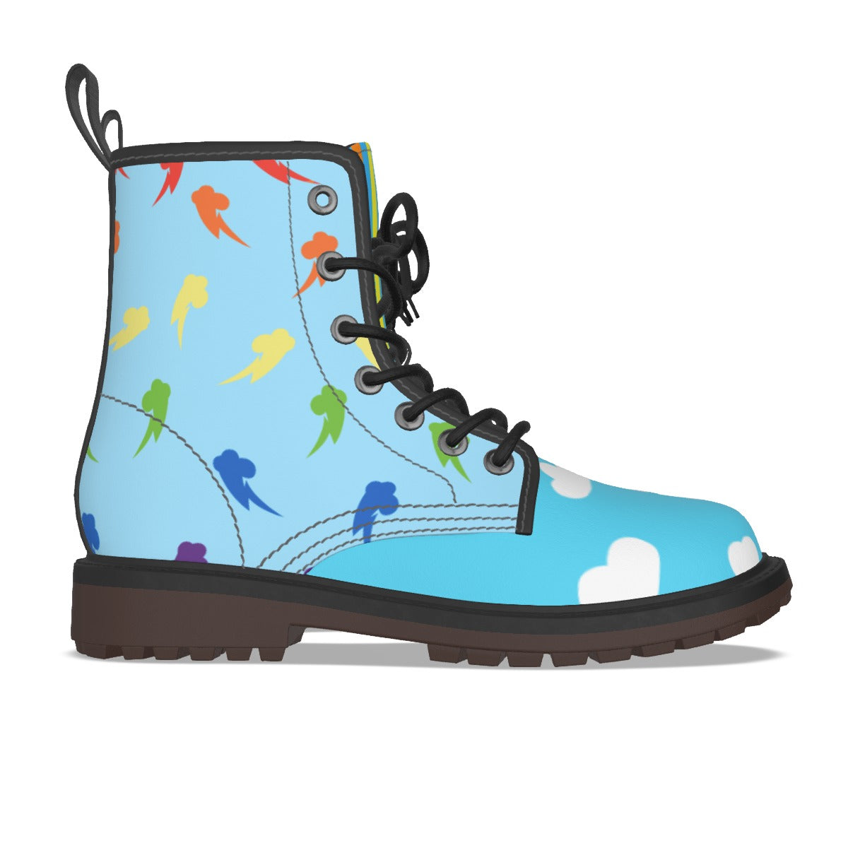 Rainbow Dash (mlp inspired) - Short Boots Women's