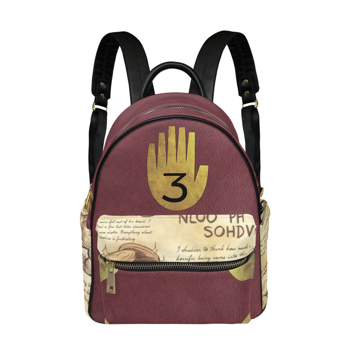 journal 3 (Gravity Falls inspired) - Small Size Backpack