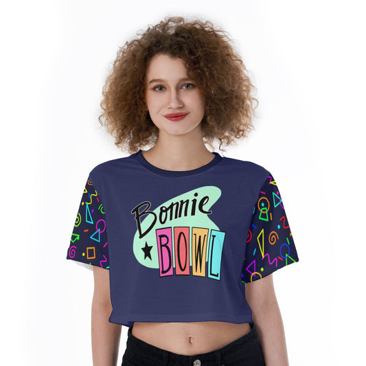 Bonnie Bowl (fnaf inspired) - Cropped T-Shirt