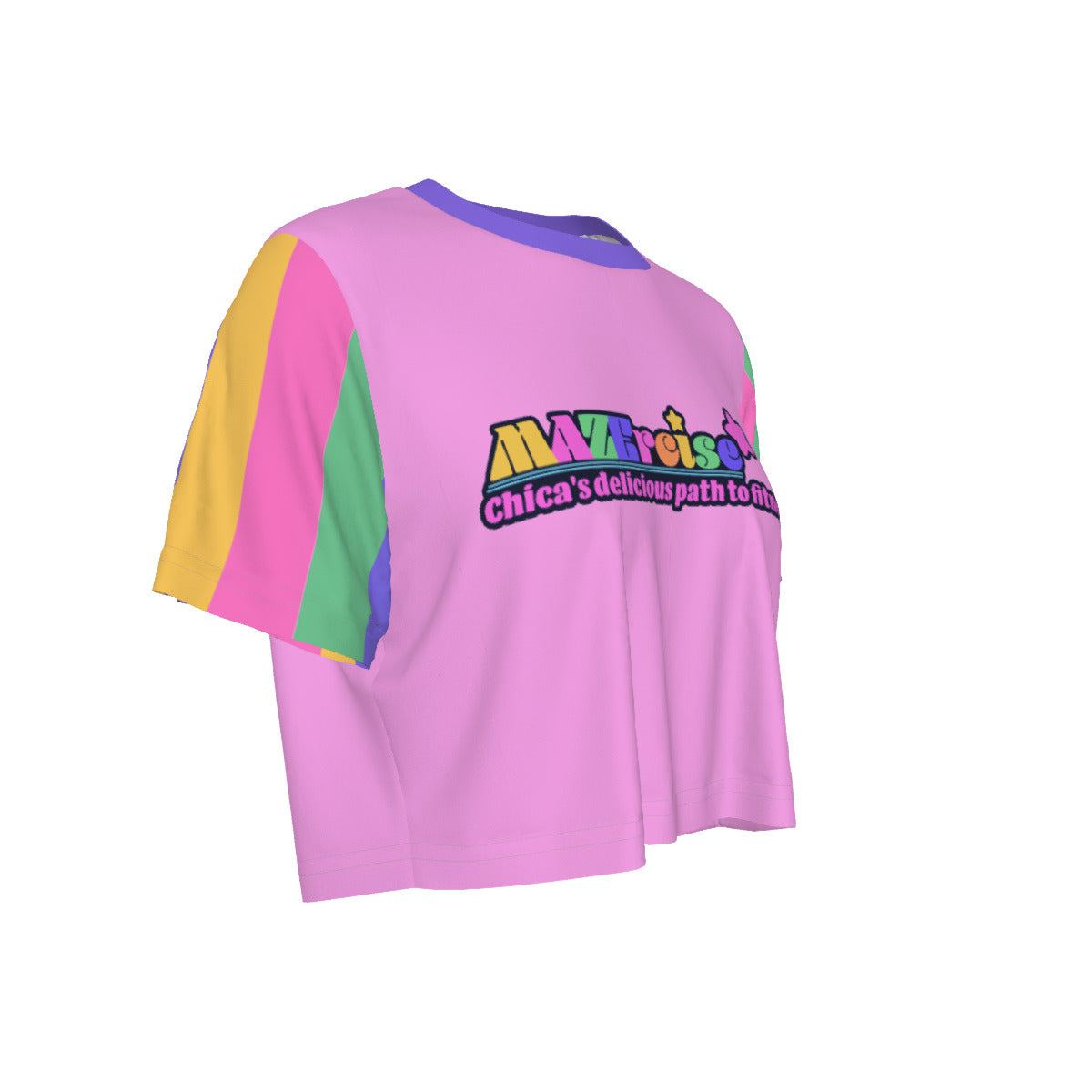 Mazersize (fnaf inspired) - Cropped T-Shirt
