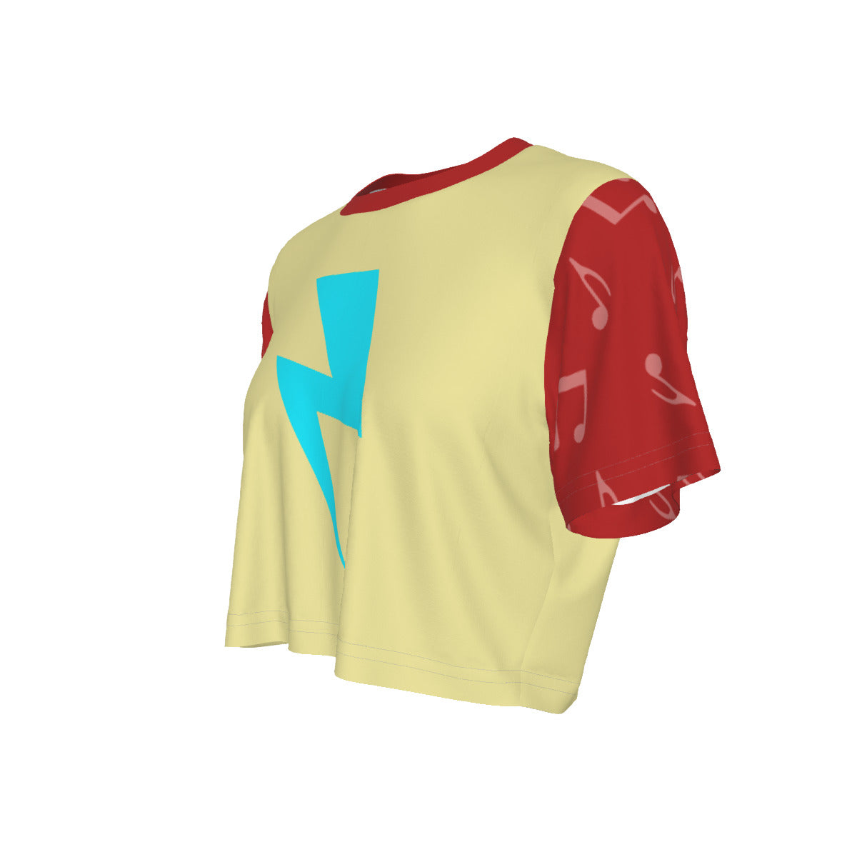 Glam Freddy (fnaf inspired) - Cropped T-Shirt