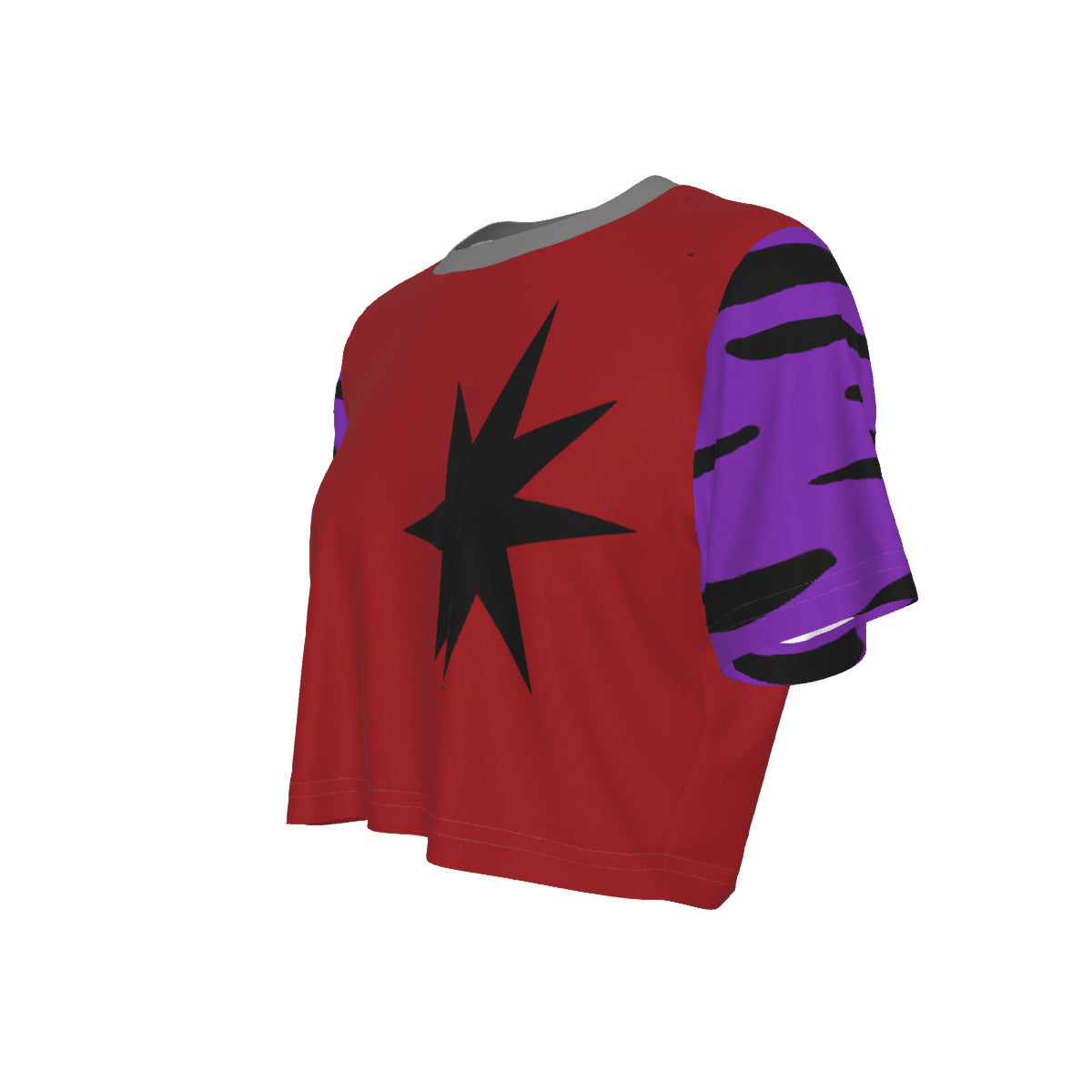 Roxy (fnaf inspired) - Cropped T-Shirt