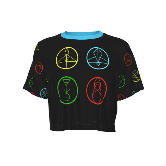 Glyphs (toh inspired) - Cropped T-Shirt