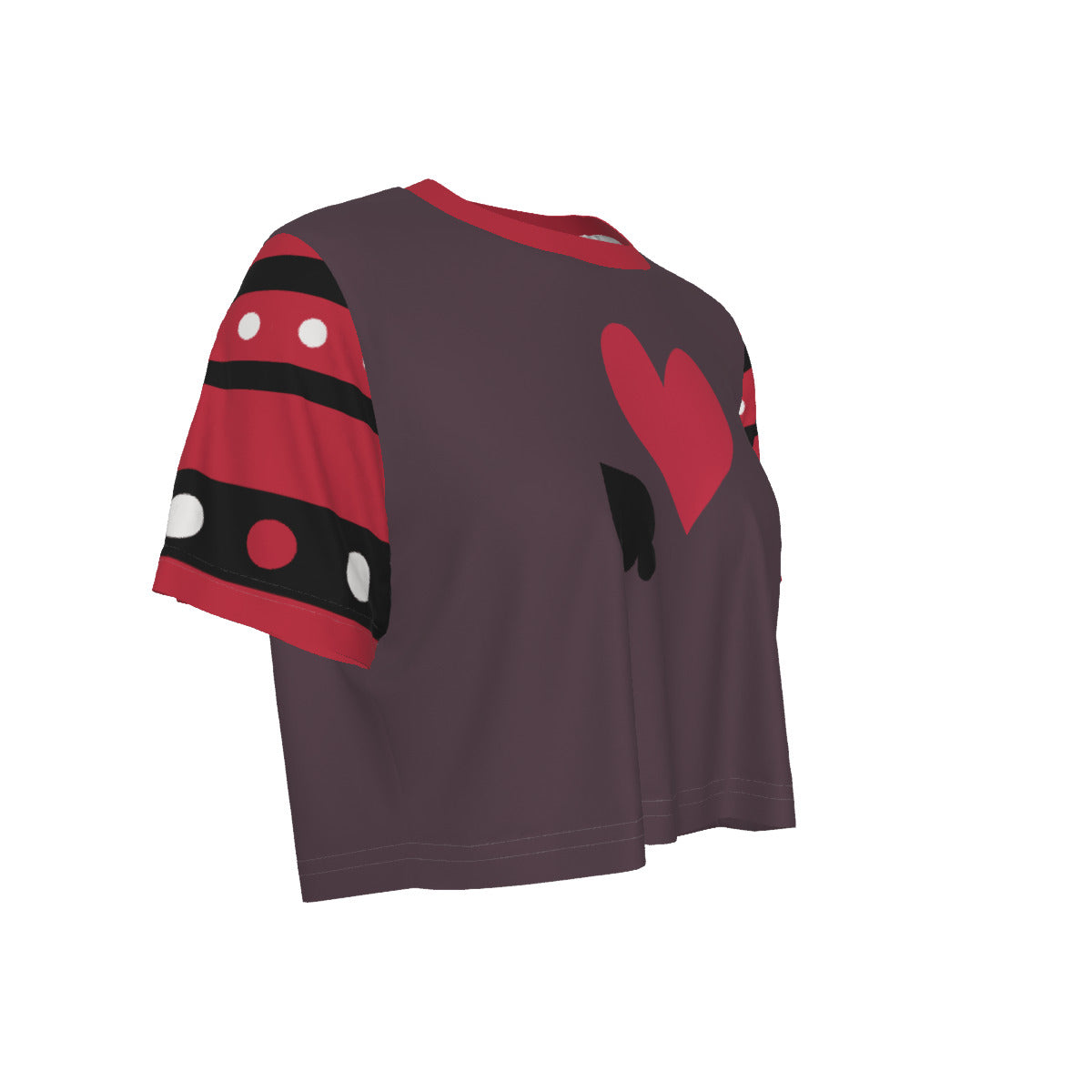 Husk (Hazbin inspired) - Cropped T-Shirt