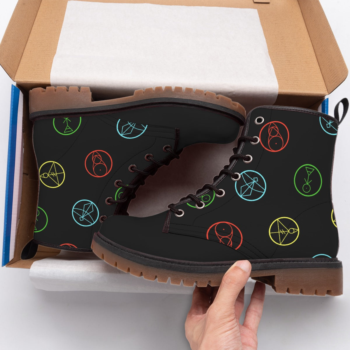 Glyph (toh inspired) -  Short Boots Mens