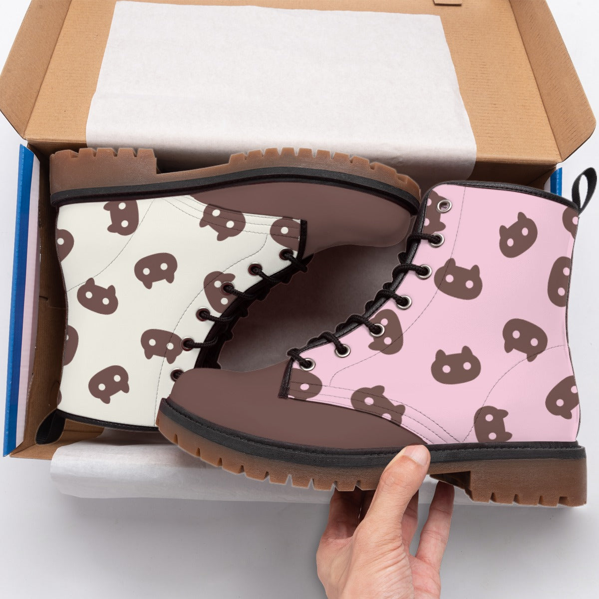 Cookie Cat (Steven Universe inspired) - Short Woman's boots