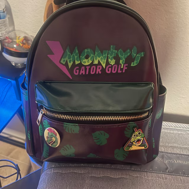 Monty Gator Golf (fnaf inspired) - Small Size Backpack