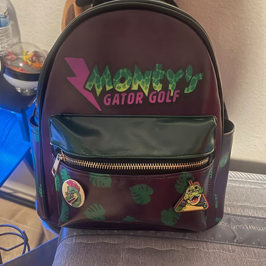 Monty Gator Golf (fnaf inspired) - Small Size Backpack