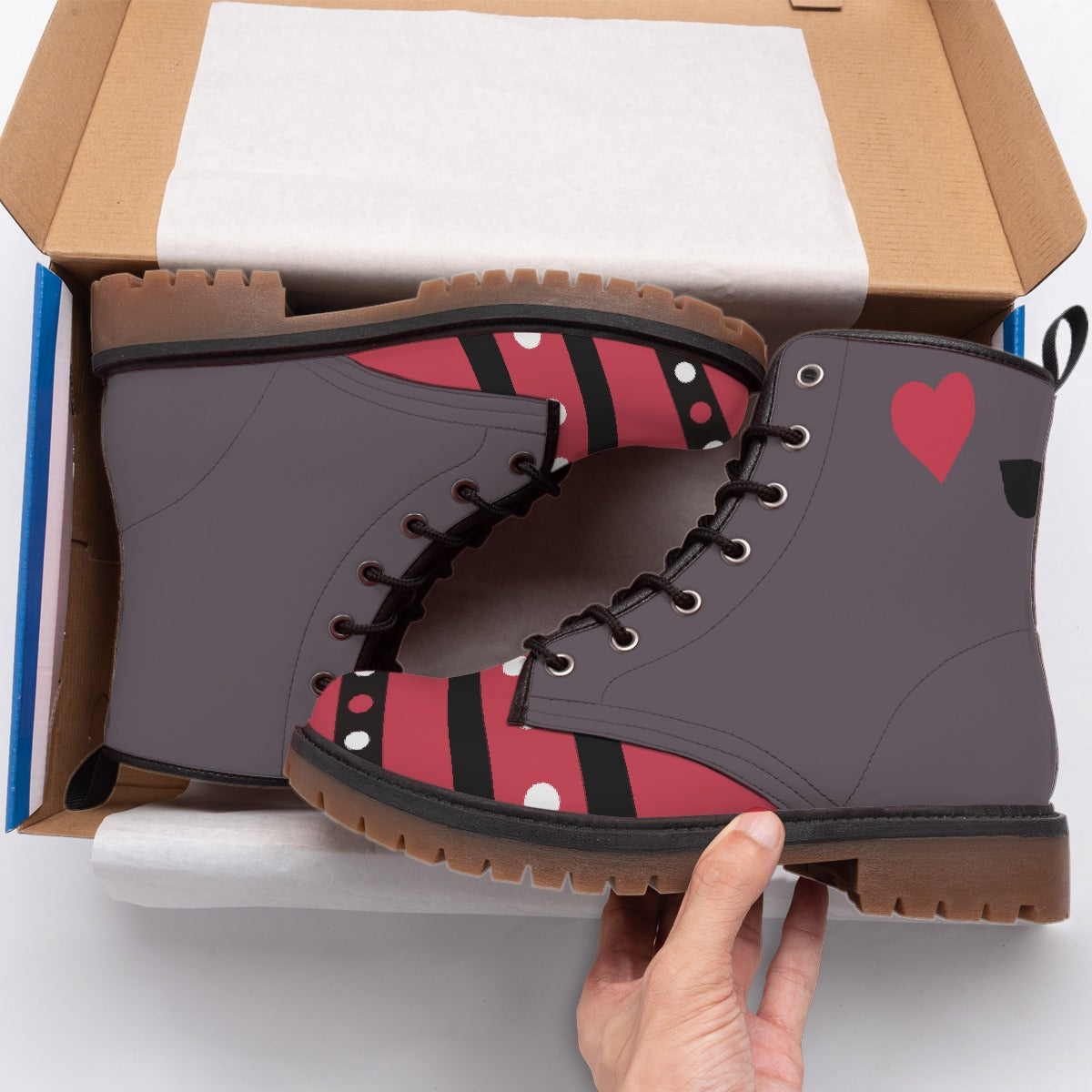 Husk (Hazbin inspired) - Short Boots Women's