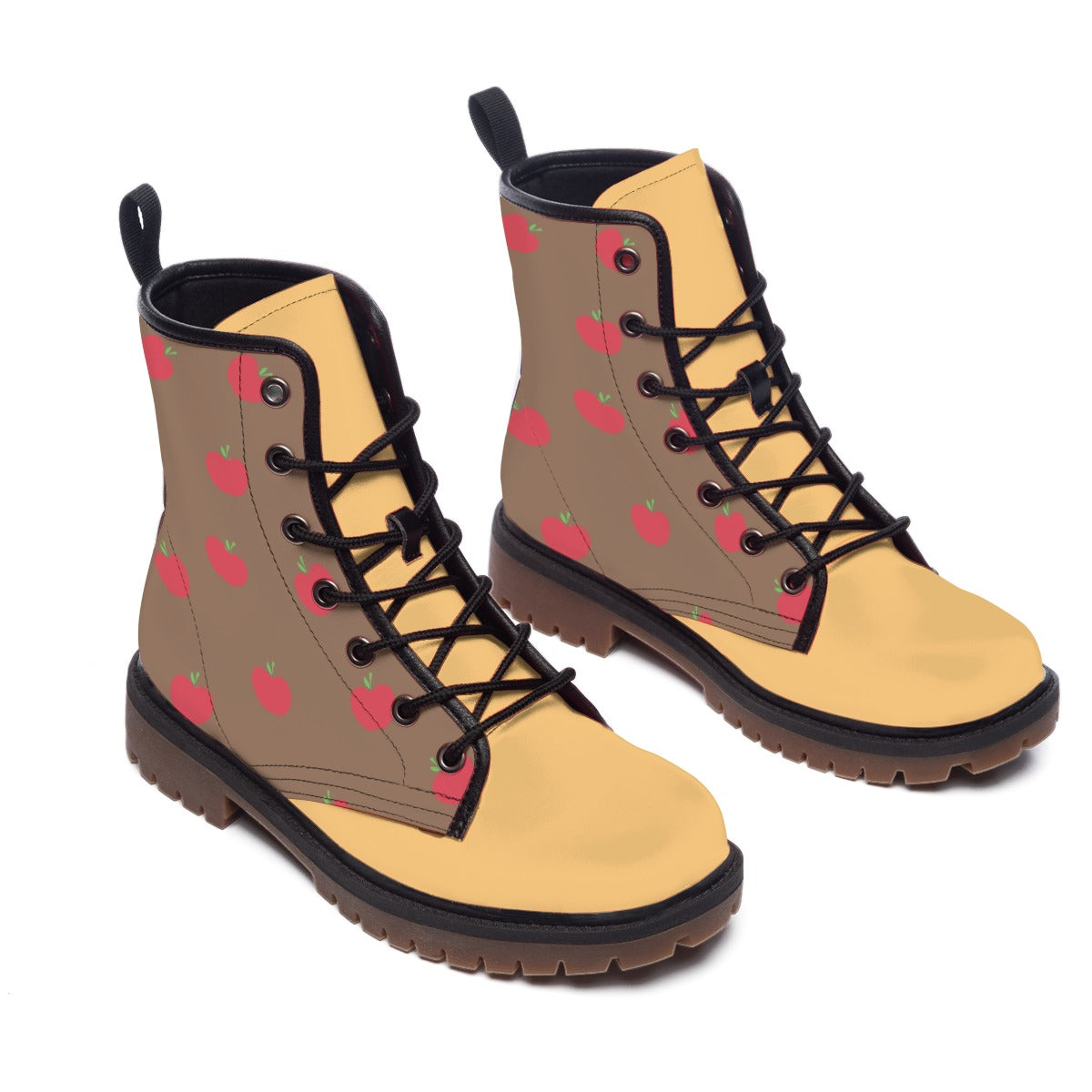 Applejack (mlp inspired) -  Short Boots Mens