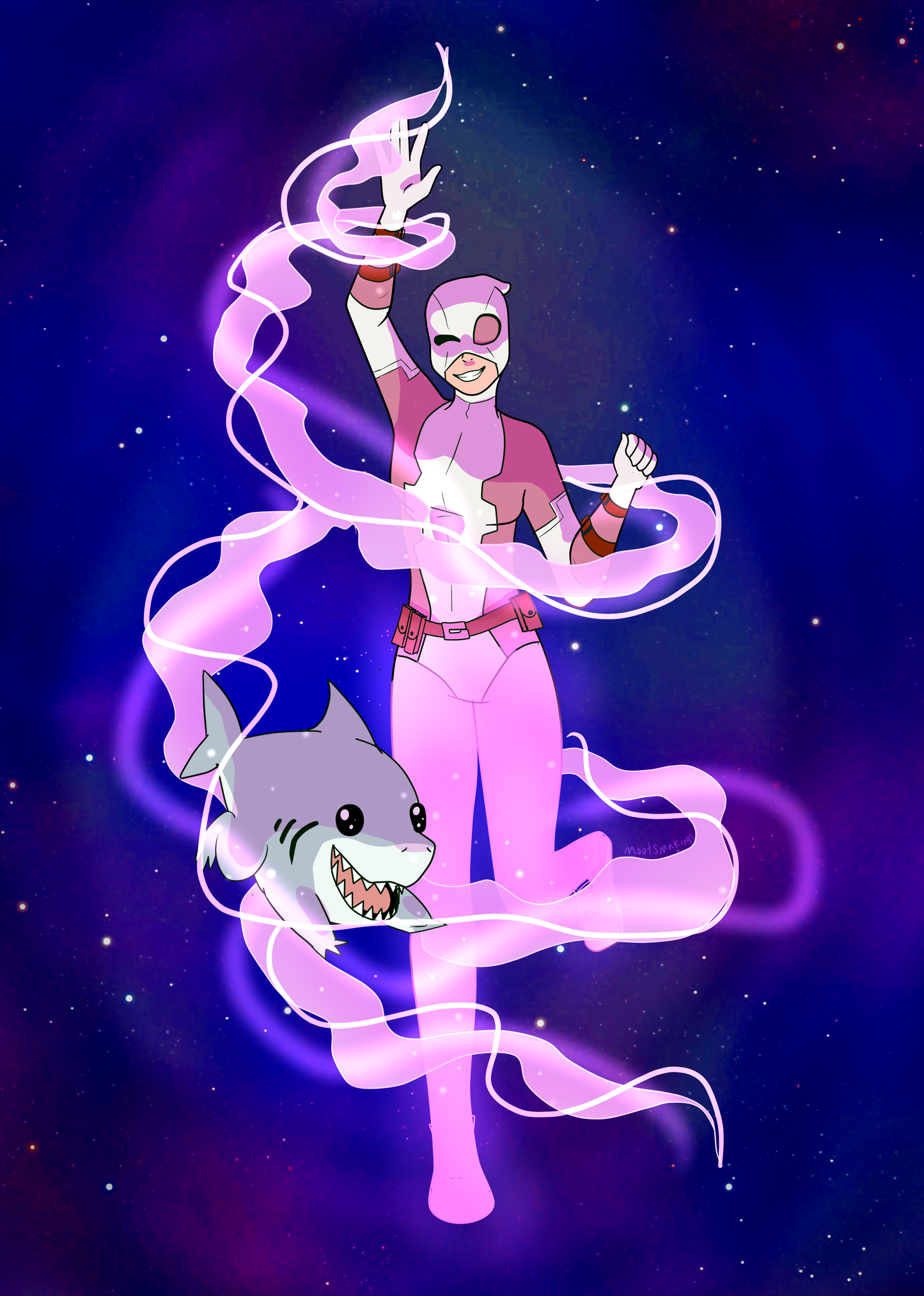Gwenpool Magical Girl Paper poster