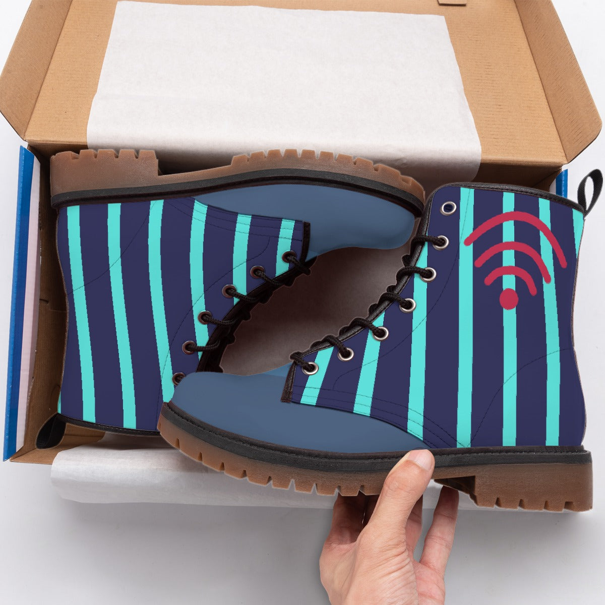 Vox (Hazbin inspired) - Short Boots Women's